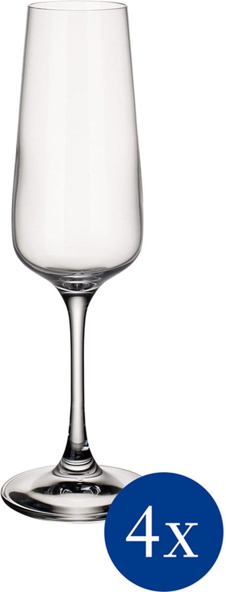 Villeroy & Boch  Ovid Champagne Flute - 4 stuks - Glas
