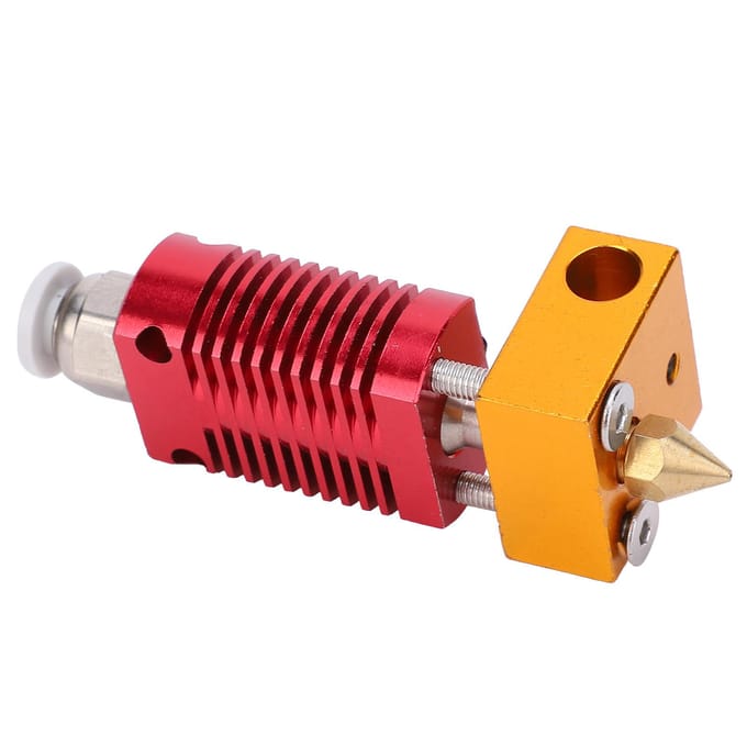 Hot-end extrusiekop, volledig metalen 3D-printeraccessoires, vervanging voor Ender33SV2 orange