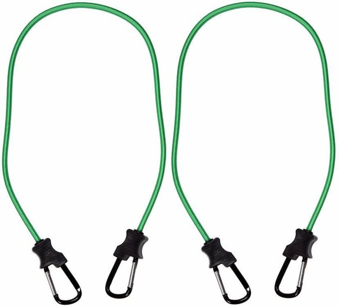 Vorel - Elastische Spanbanden - Karabijnhaak - 100cm - 8mm