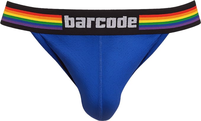 Barcode Berlin Pride Jockstrap Royal - MAAT XL - Heren Ondergoed - Jockstrap voor Man - Mannen Jock