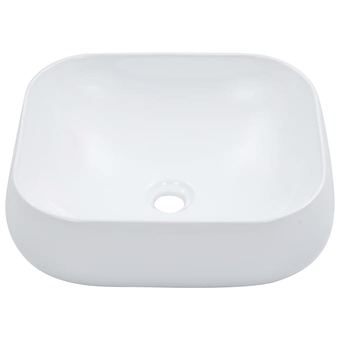 vidaXL - Wastafel - 44,5x39,5x14,5 - cm - keramiek - wit