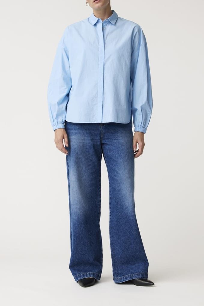 Alchemist Frida Shirt Sky Blue Größe: 40 | Blusen Outlet | Damen | Blau
