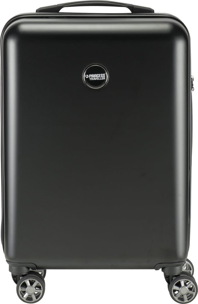 Koffer - Princess Traveller PT01 Deluxe - Handbagage koffer - Pitch Black - S - 55cm