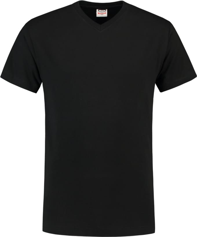 Tricorp T-shirt V-hals - Casual - 101007 - Zwart - maat M