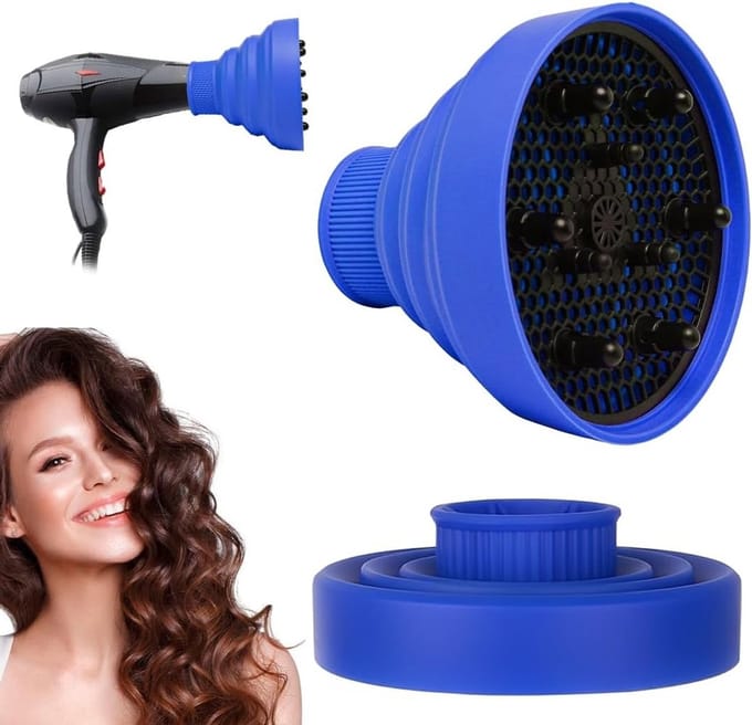 Universele Diffuser voor Krullend Haar - Draagbare Haardroger Accessoire voor Perfecte Krullen, Volume en Textuur