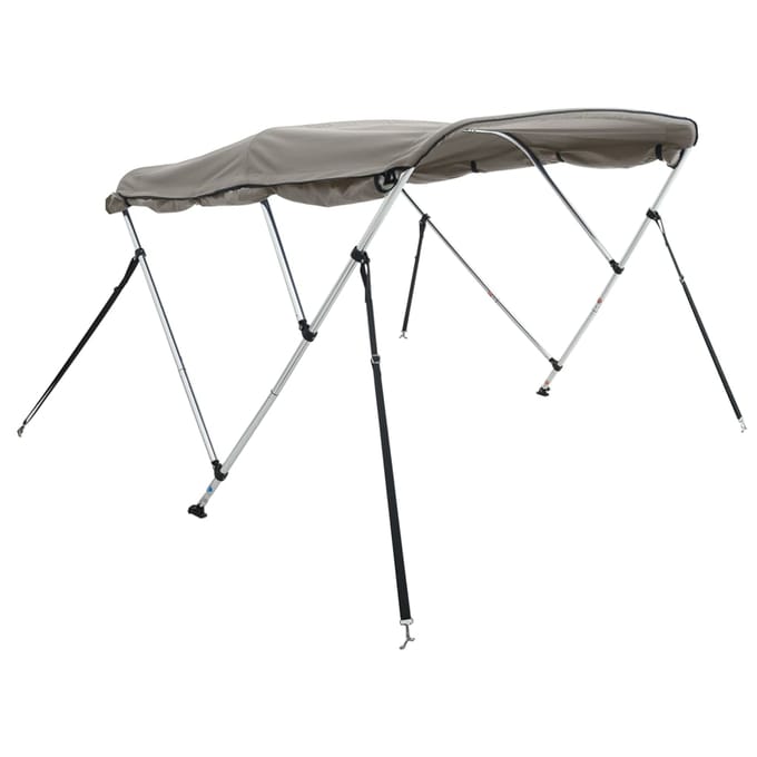 vidaXL - Biminitop - 3 - bogen - met - zijwanden - 183x(154-167)x137 - cm