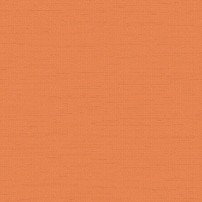 Dutch Wallcoverings Vliesbehang Grace Greek key plain burnt orange - 10 m x 53 cm - GR322508