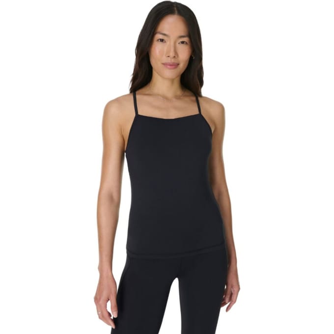 Sweaty Betty All Day beha-tanktop ZWART - Maat L