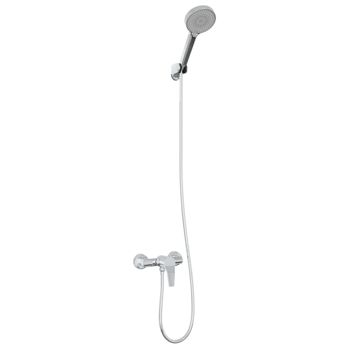 vidaXL - Douchkop - Set - Chroom - G - 1 - / - 2 - inches - Koper