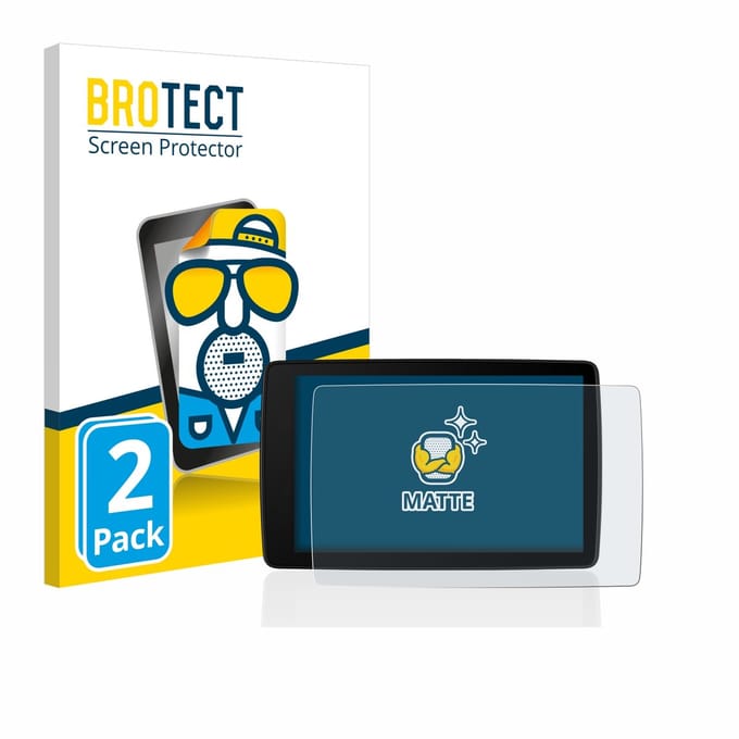 BROTECT - Screenprotector voor BMW Motorrad Navigator VI - Folie Beschermfolie matte 2 Stuks