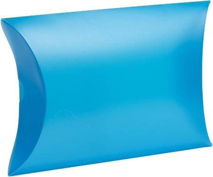 Pillow geschenkverpakking 32x8x23cm BLAUW (50 stuks)