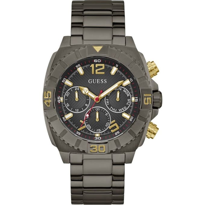 Guess Traction GW0800G2 Horloge - Staal - Grijs - Ø 44 mm