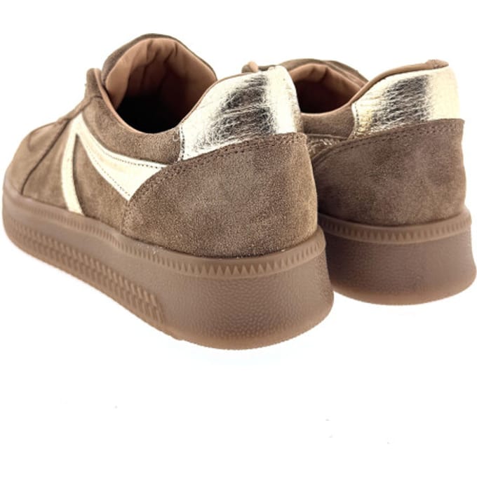Babouche Liva-48 sneaker lichtbruin, 41 / 7