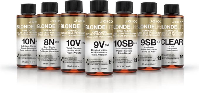 JOICO Blond Life Demi Gloss Demi-Permanent, 10 Titanium (10T)