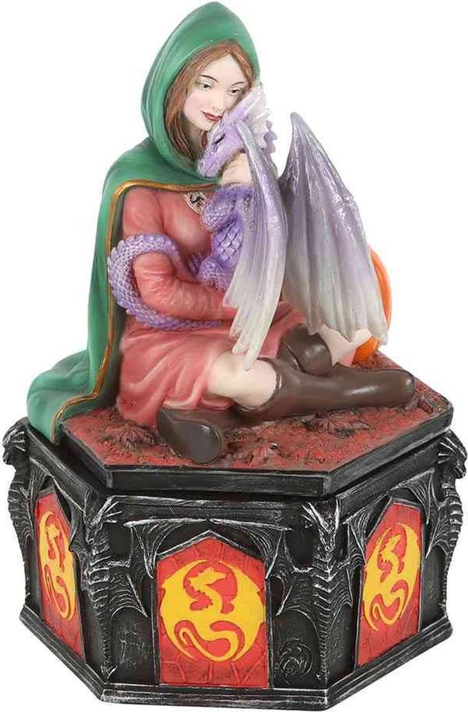 Something Different - Dragon Friendship Fall Box by Anne Stokes Decoratieve opbergdoos - Multicolours