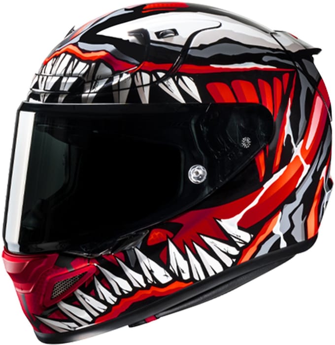 HJC RPHA 12 Maximized Venom Marvel Rood Zwart Integraalhelm - Helm