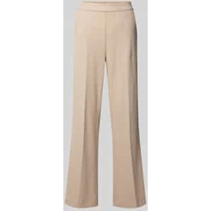 Loose fit stoffen broek van viscosemix, model 'AVA UTILITY'