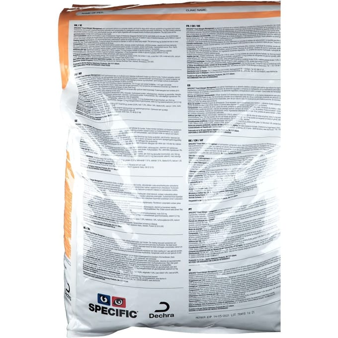Specific - CDD-HY Hondenvoer Food Allergen Management - 12 kg