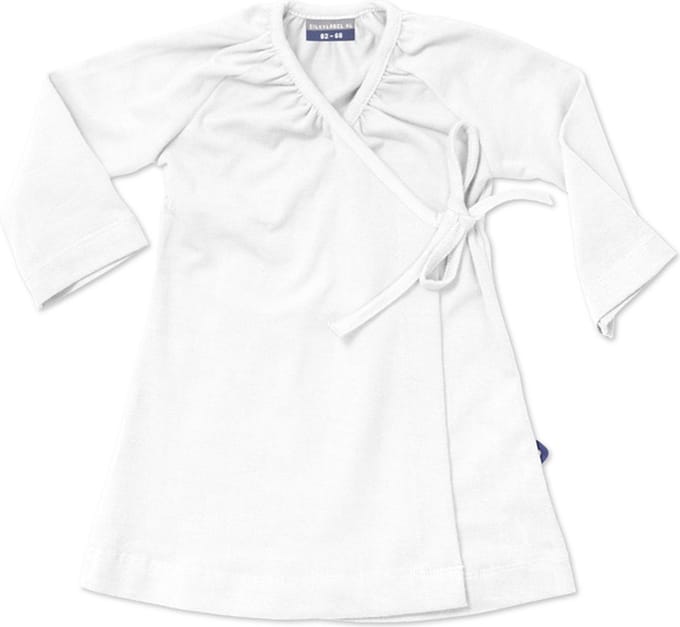 Silky Label jurkje ice white - lange mouw - maat 62/68 - wit
