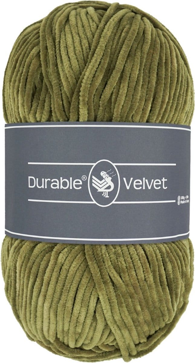 Durable Velvet - 2168 khaki - Chenille Garen