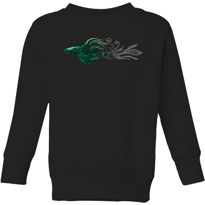 Fantastic Beasts Tribal Kelpie kindertrui - Zwart - 122/128 (7-8 jaar)