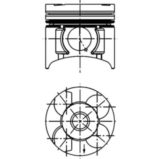 Zuiger KOLBENSCHMIDT 40 393 601