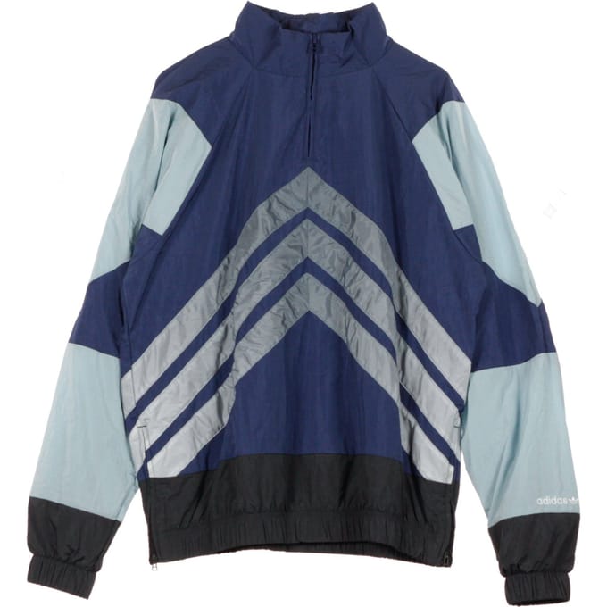 Herenwindjack V Stripes Wb Blauw/carbon/asgrijs
