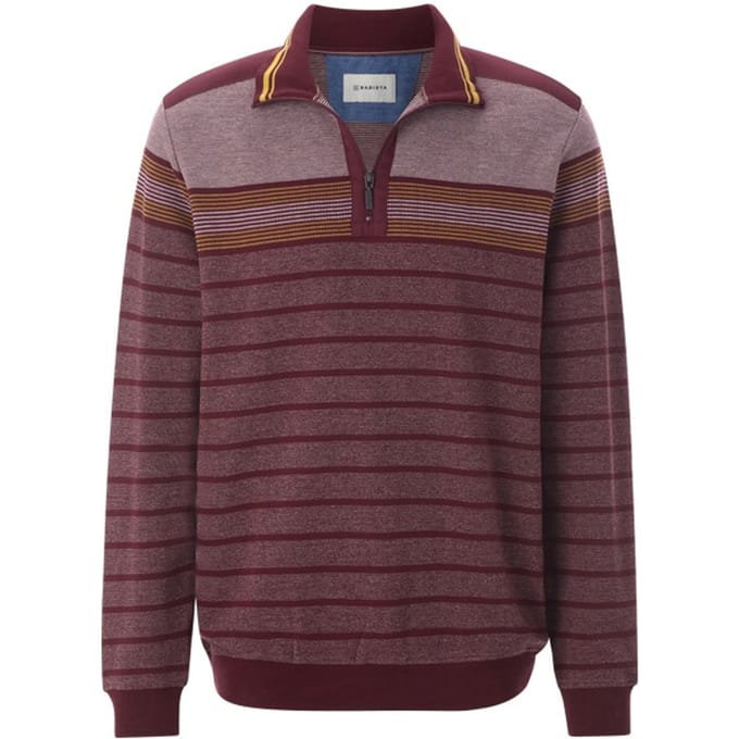 Babista herren Sweatshirt - 60/62 - donkerrood - Plus Size