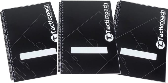 Notitieboek Voetbal Coach A6 - (3 stuks)
