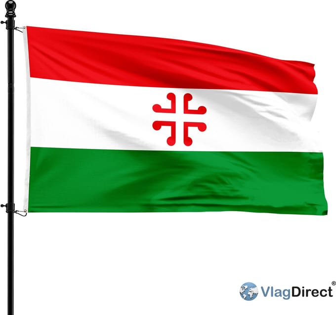 Haanse vlag - Gemeente De Haan vlag - 90 x 150 cm.