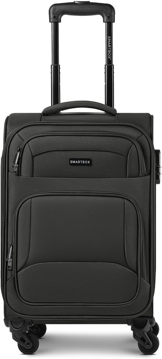 SMARTBOX trolley Edition 04 Trolley Exp. Black zwart 56cm