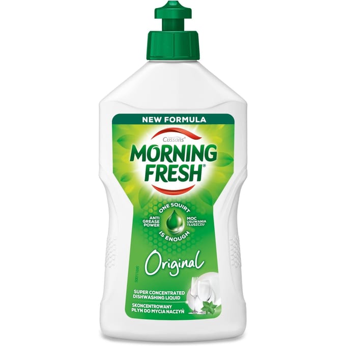 Cussons Morning Fresh Liquide Concentré pour Vaisselle - Original 400 ml