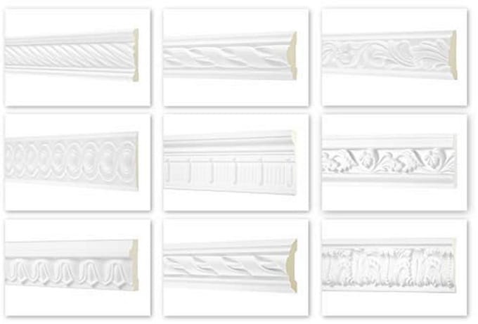 2 Meter Platte Profielen - Decoratieve Wandlijsten voor Perfecte Afwerking