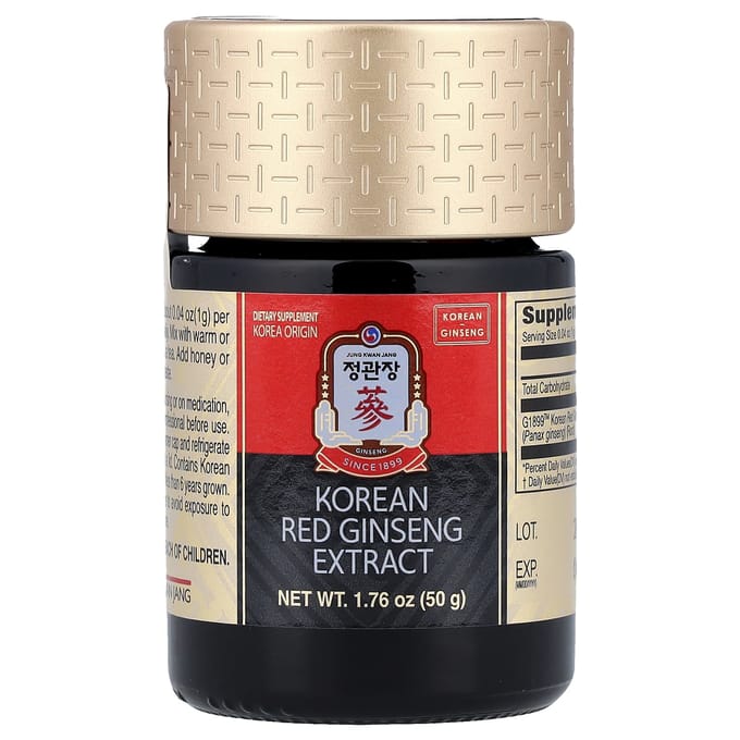 JungKwanJang, Extrait de Ginseng Rouge Coréen, 50g (1,76 oz)