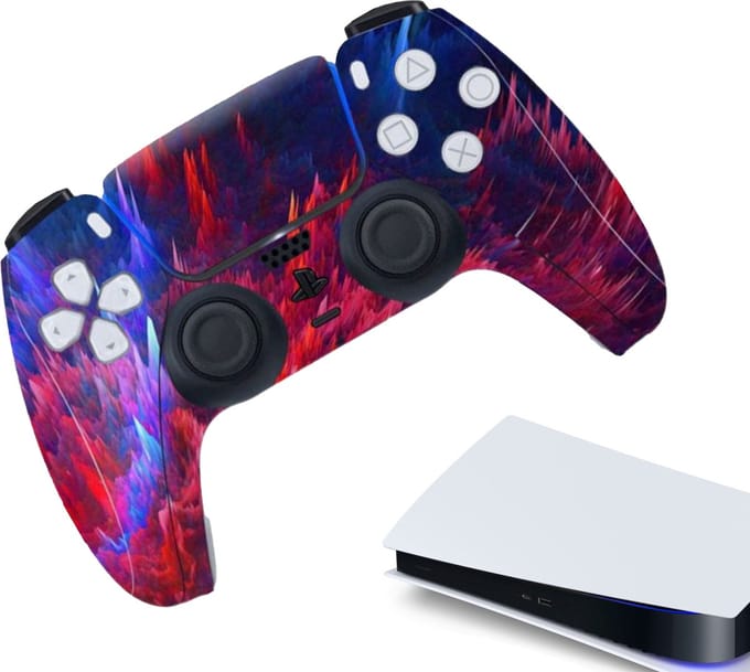 Gadgetpoint - Controller Stickers voor PS5, PlayStation 5 - Performance Gaming Skin - Bescherming Accessoires - Colors