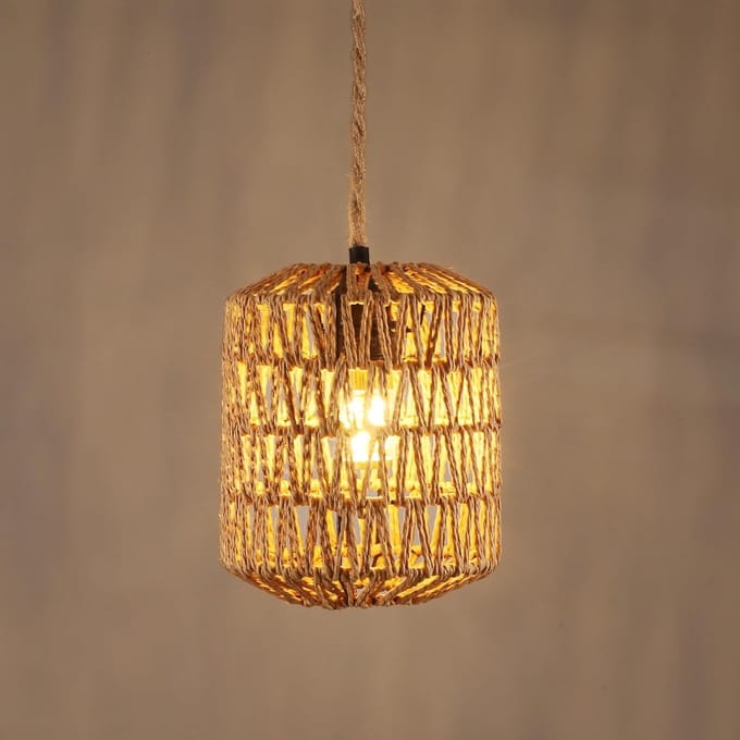 Hangende Vintage Hanglamp -Metaal- E27-connector- Kap Hanglamp