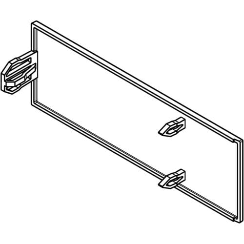 AEG deksel, scharnier, boven, 7802, 121.76x41.6mm 140167459027