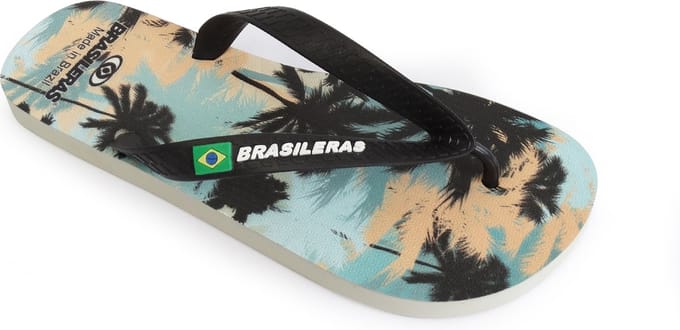 Brasileras Slippers Heren- Zwart zwart- 41/42