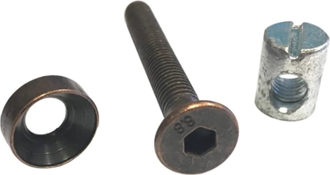 Universele Schroef Staal - 6x50mm - 4 Stuks