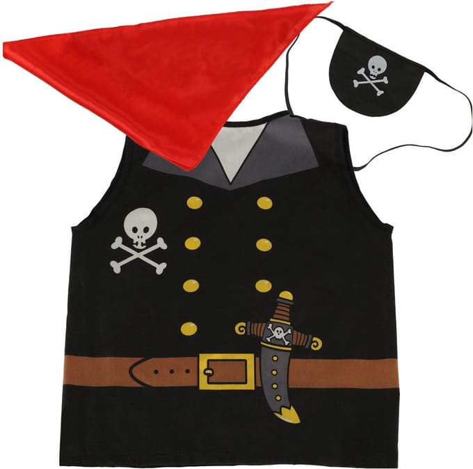 Carnavalskleding Verkleedkleding Kind Piraat Kostuum - Hoofddoek - Ooglapje