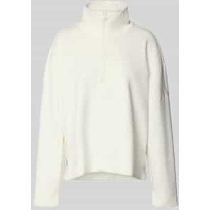 Pullover met opstaande kraag en ritssluiting