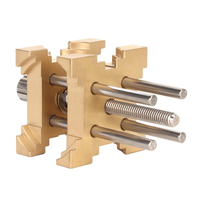 Horlogeuurwerk Houder Messing Verstelbaar Multifunctioneel Horlogereparatie Uurwerkhouder beige