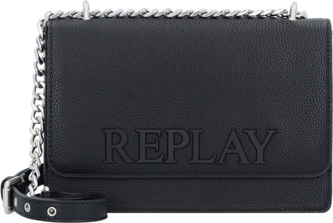 REPLAY Schoudertas Crossbody Bag Black Zwart