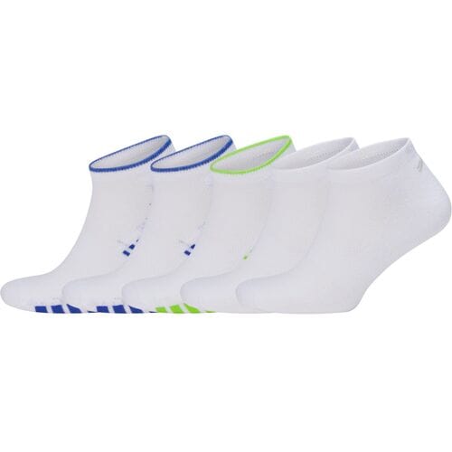CRIVIT 5 Paar sportsokken (wit/blauw/groen, 43-46)