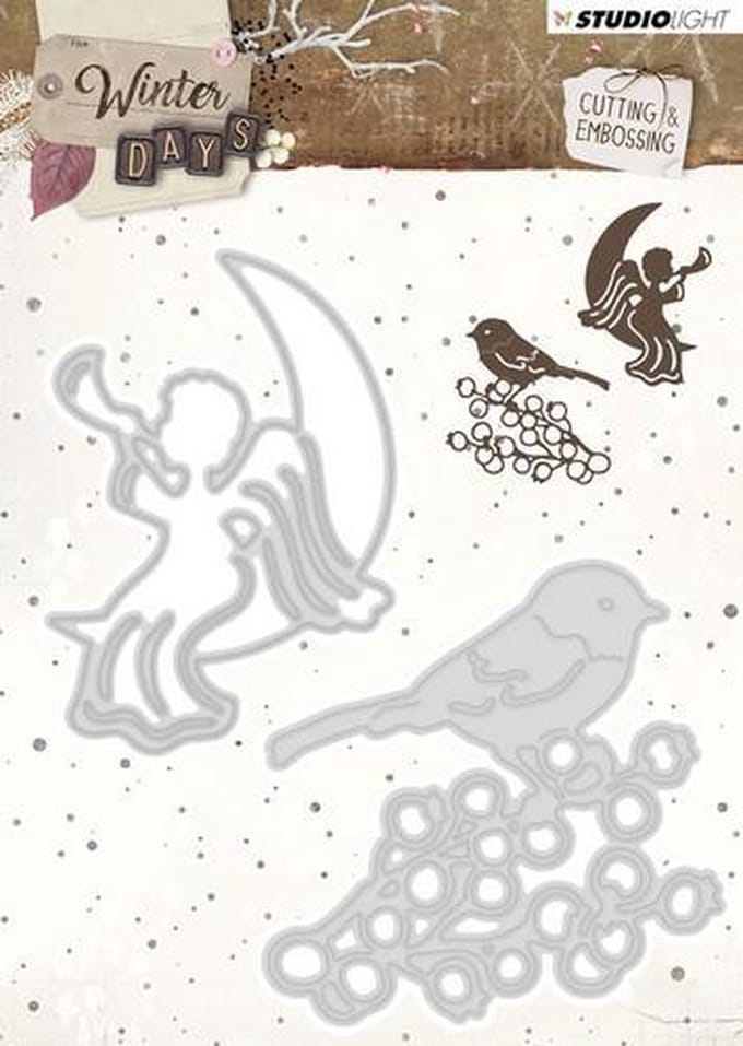 Studio Light Winter Days - Embossing Die-cut Stencil - (STENCILWD111)