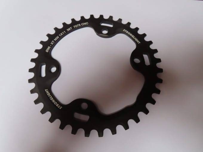 Stronglight - Kettingblad - 96 mm 4B 36 T - zwart