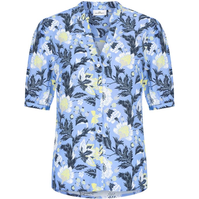 Hv Society - Blouses - Lightblue - S (36)