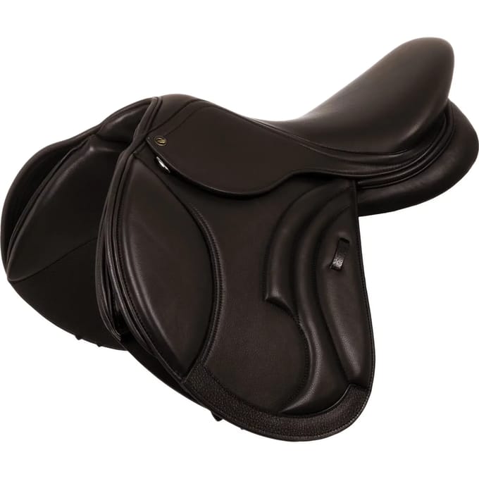 Springzadel voor paarden Equestro Las Vegas Double Leather