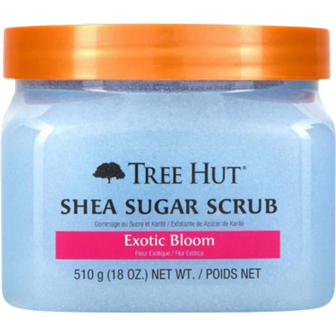 Tree Hut Exotic Bloom Shea Sugar Floral Body Scrub - Lichaamsscrub - Bad & Douche - Exfoliating - 510g