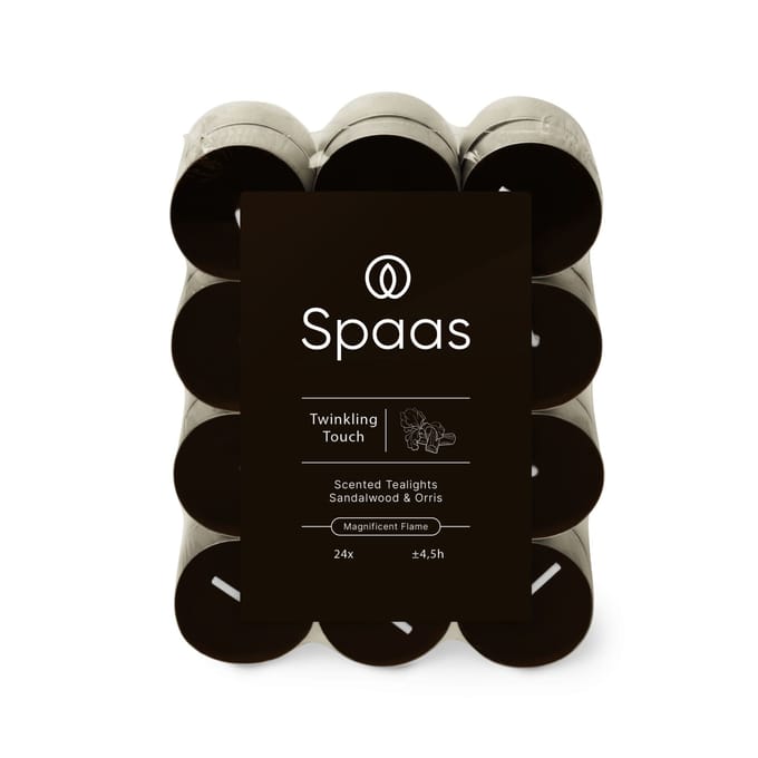 Spaas - Geurtheelichten - Blokverpakking x24 - 4,5u - Twinkling Touch